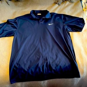 Large navy Nike polo